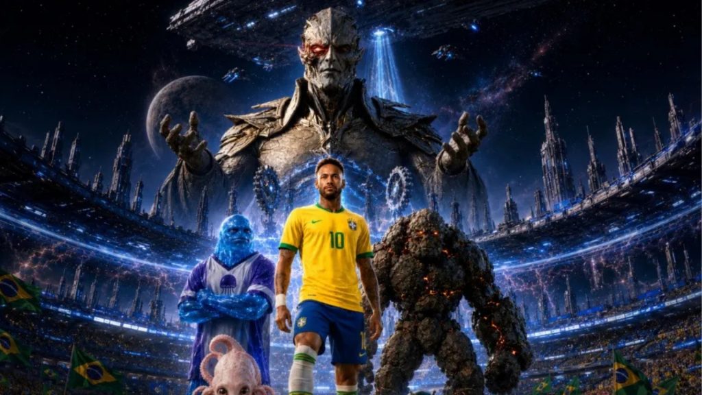 Neymar fecha acordo com plataforma de vídeos verticais feitos com IA